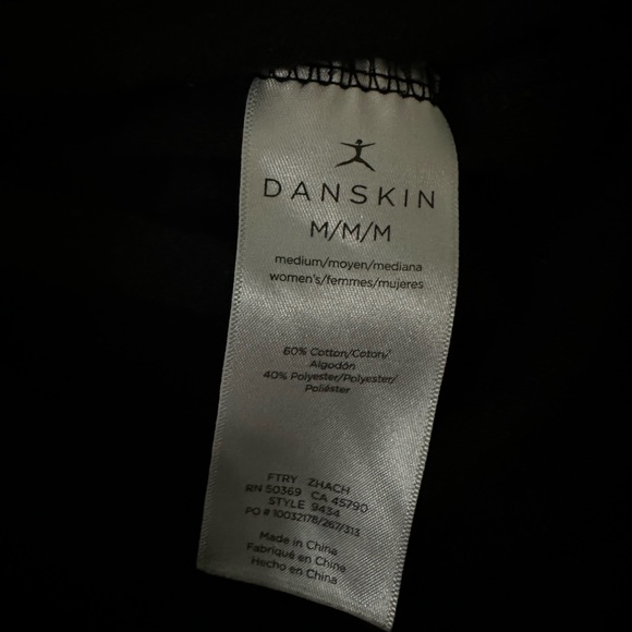 🩷 Danskin Cropped Black Hoodie- Medium - Picture 3 of 4
